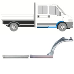 Slenkstis apatinė + sparnas priekinis už Peugeot Boxer 1994-2006 / Dešinė / Rinkinys 14457