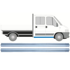 Slenkstis, apatinė už Citroen Jumper 1994-2006 / Rinkinys 14306