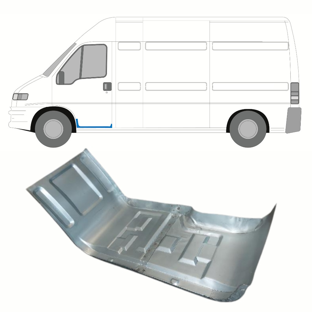 Laiptas Už Fiat Ducato Boxer Jumper 1994-2006 / Kairė 8767