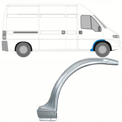 Lankas prie priekinio rato už Fiat Ducato 1994-2006 / Dešinė 10699