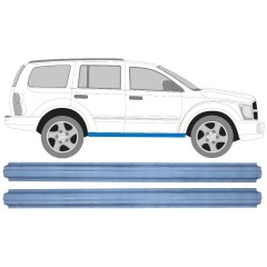 Slenkstis, apatinė už Dodge Durango 2003-2008 / Kairė + Dešinė / Rinkinys 11450