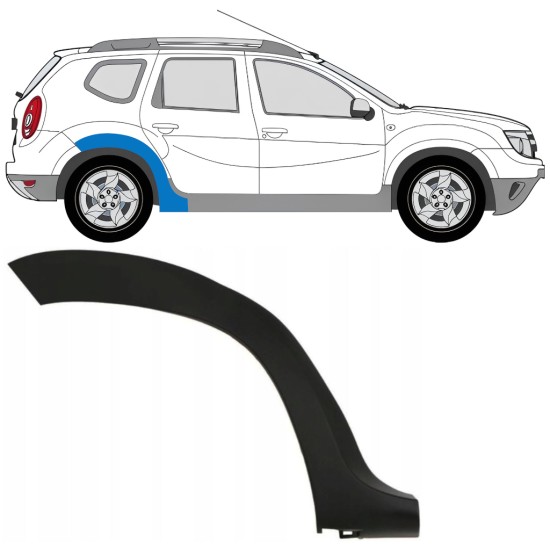 Sparno juosta galinio sparno už Dacia Duster 2010-2017 / Dešinė 16019