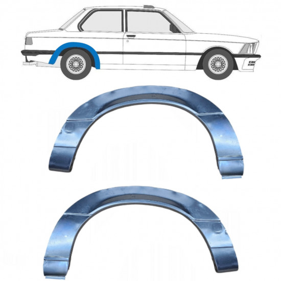 Galinė arka už BMW 3 E21 1975-1984 / Kairė + Dešinė / Rinkinys 6411