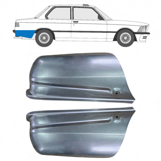 Galinė arka už BMW 3 E21 1975-1984 / Kairė + Dešinė / Rinkinys 10275