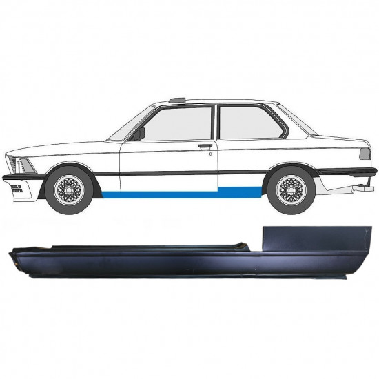 Visas slenkstis už BMW 3 E21 1975-1984 / Kairė 6410