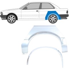 Galinės arkos vidinė + išorinė dalis už BMW 3 E30 1987-1994 / Kairė / Rinkinys 10852