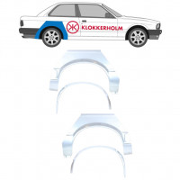 Galinės arkos vidinė + išorinė dalis už BMW 3 E30 1987-1994 / Rinkinys 10853