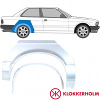 Galinės arkos vidinė + išorinė dalis už BMW 3 E30 1982-1987 / Dešinė / Rinkinys 10848