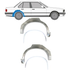 Galinės arkos vidinė + išorinė dalis už BMW 3 E30 1982-1987 / Rinkinys 10859