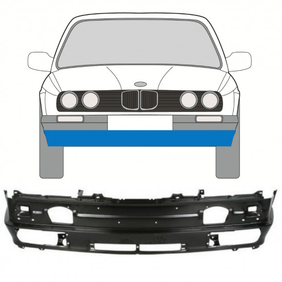 Priekinė vidinė dalis už BMW 3 E30 1987- 11554