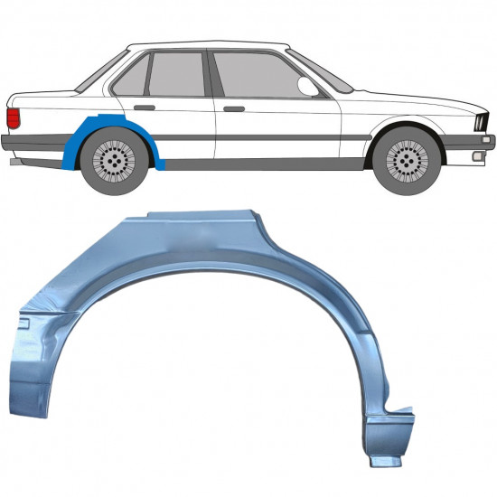 Galinė arka už BMW 3 E30 1982-1987 / Dešinė 6390