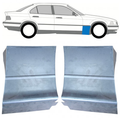 Sparno apatinė dalis už BMW E36 3 1990-2000 / Kairė + Dešinė / Rinkinys 9851