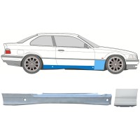 Visas slenkstis + priekinio sparno apatinė dalis už BMW 3 E36 1990-2000 / Dešinė / COUPE / Rinkinys 17021