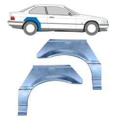 Galinė arka už BMW 3 E36 1990-2000 / Kairė + Dešinė / COUPE / Rinkinys 6392