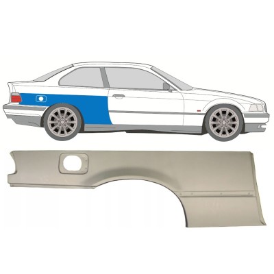 Galinė arka už BMW 3 E36 1990-2000 / Dešinė / COUPE 16383