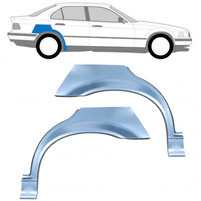 Galinė arka už BMW 3 E36 1990-2000  / Kairė + Dešinė / SEDAN / Rinkinys 6393