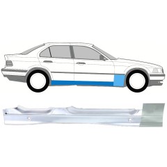Visas slenkstis + priekinio sparno apatinė dalis už BMW 3 E36 1990-2000 / Dešinė / Rinkinys 11205