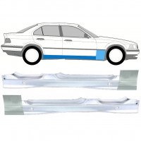 Slenkstis apatinė + sparnas priekinis už BMW 3 E36 1990-2000 / Rinkinys 11207