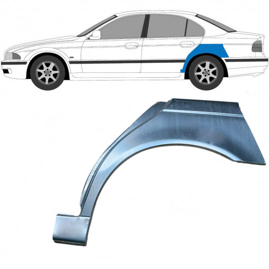 Galinė arka už BMW 5 E39 1996-2004 / Kairė 6407