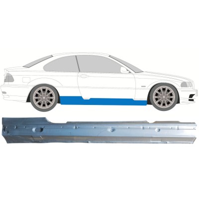 Visas slenkstis už BMW 3 E46 1998-2006 / Dešinė / COUPE 16812