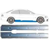 Visas slenkstis už BMW 3 E46 1998-2006 / Kairė + Dešinė / COUPE / Rinkinys 16814