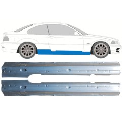 Visas slenkstis už BMW 3 E46 1998-2006 / Kairė + Dešinė / COUPE / Rinkinys 16814