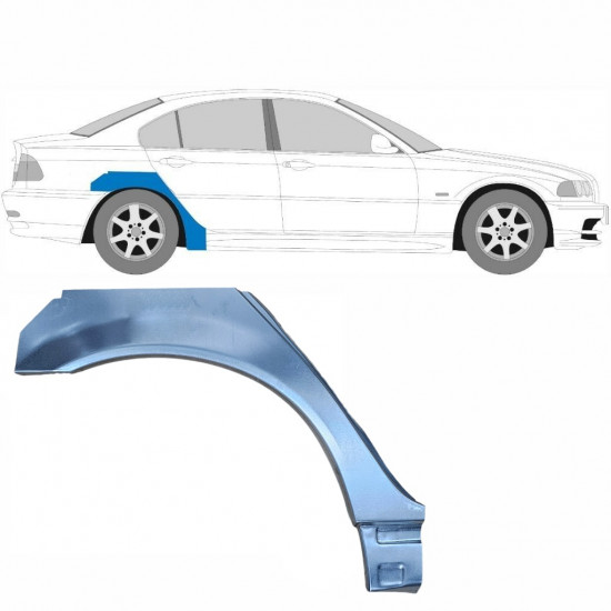 Galinė arka maža už BMW E46 3 1998-2005 / Dešinė 6202