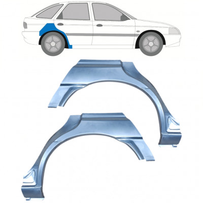 Galinė arka už Ford Escort 1995-2000 / Kairė + Dešinė / Rinkinys 9776