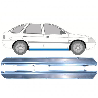 Visas slenkstis už Ford Escort 1995-2000 / Kairė + Dešinė / Rinkinys 9775