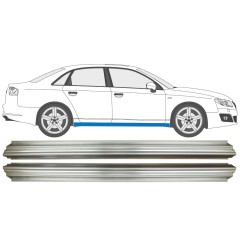 Slenkstis, apatinė už Seat Exeo 2008-2013 / Kairė + Dešinė / Rinkinys 12613