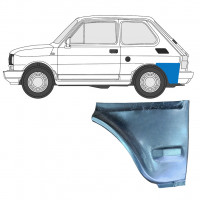 Galinės arkos apatinė dalis už Fiat 126p 1985-1994 / Kairė 7582