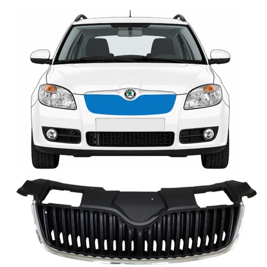 Grotelės už Skoda Fabia II 2007-2010 7523