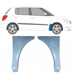Sparno apatinė dalis už Skoda Fabia II 2007-2015 / Kairė + Dešinė / Rinkinys 10272