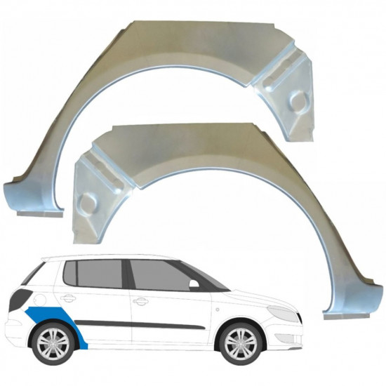 Galinė arka už Skoda Fabia 2007-2015 / Kairė + Dešinė / Rinkinys 9478