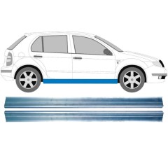 Slenkstis, apatinė už Skoda Fabia I 1999-2007 / Kairė + Dešinė / Rinkinys 9543