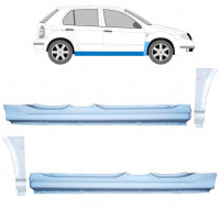 Slenkstis apatinė + sparnas priekinis už Skoda Fabia 1999-2007 11169