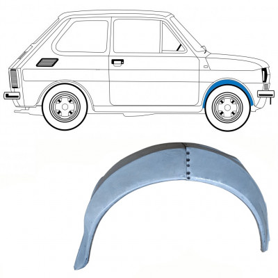 Sparno vidinė dalis už Fiat 126p 1972-1978 / Dešinė 10215