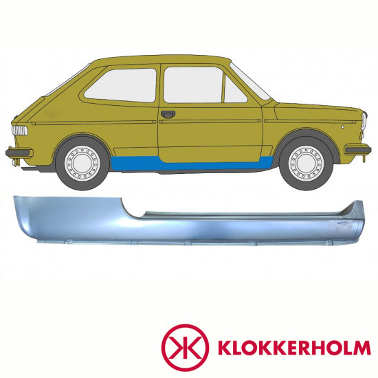 Slenkstis, apatinė už Fiat 127 1982-1987 / Dešinė 10718