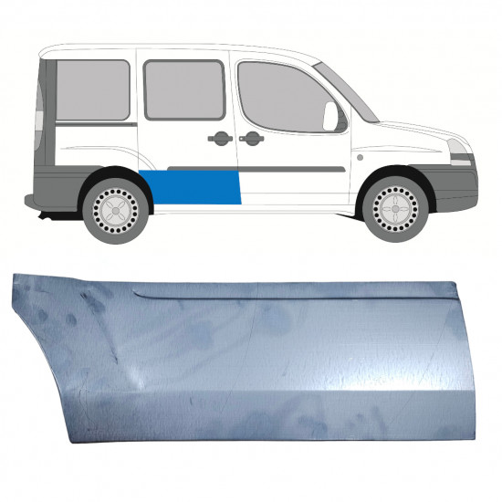 Stumdomų durų dalis už Fiat Doblo 2001-2010 / Dešinė 7709