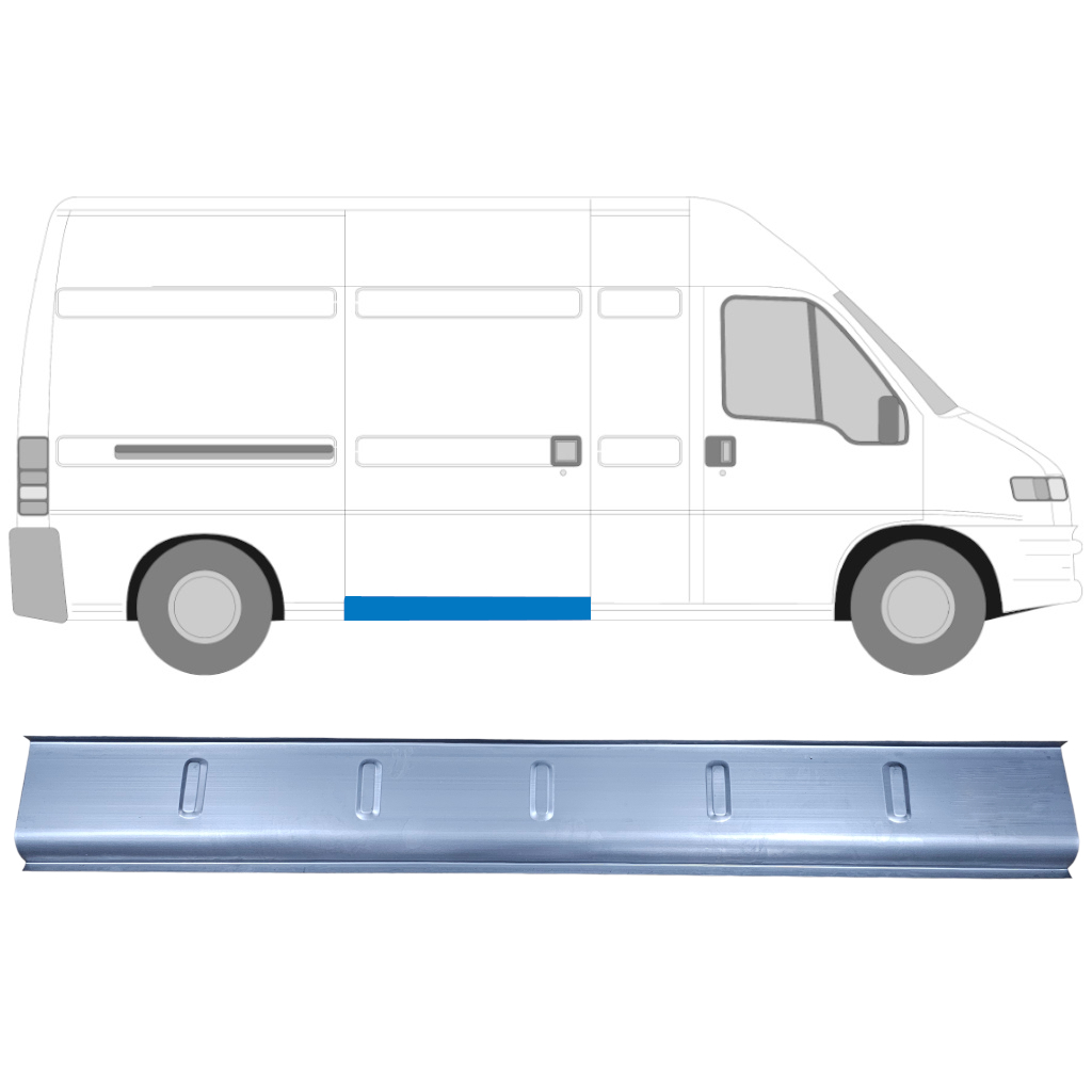 Slenkstis Vidinė Dalis Už Fiat Ducato Boxer Relay 1994-2006 5321