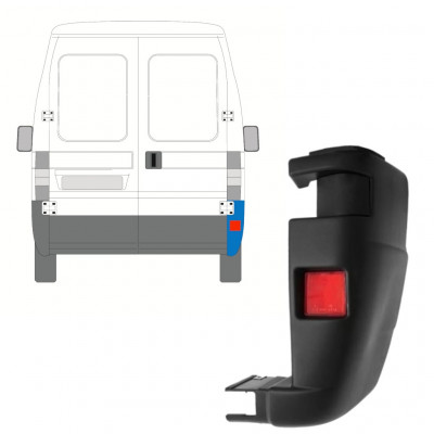 Galinio bamperio kampas už Fiat Ducato 2002-2006 / Dešinė 7713