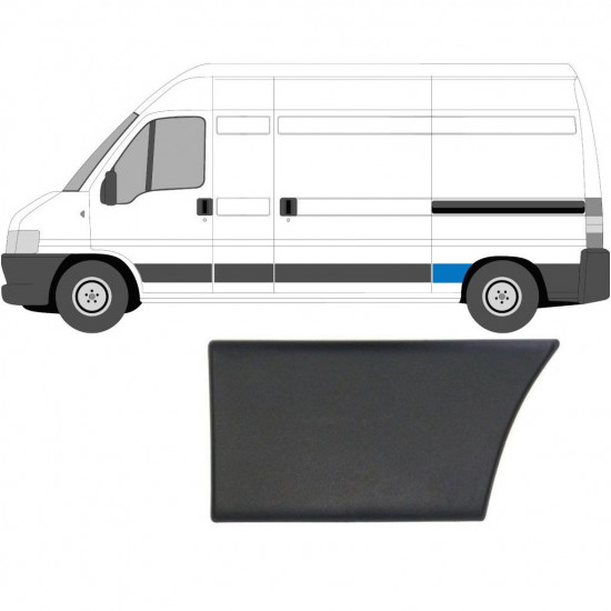 Sparno juosta galinė už Fiat Ducato Boxer Relay 2002-2006 / Kairė 5142