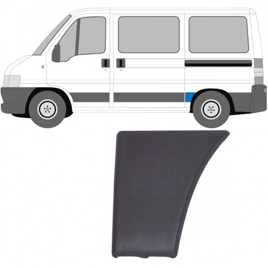 Sparno juosta galinė už Fiat Ducato Boxer Relay 2002- / SWB / Kairė 5161