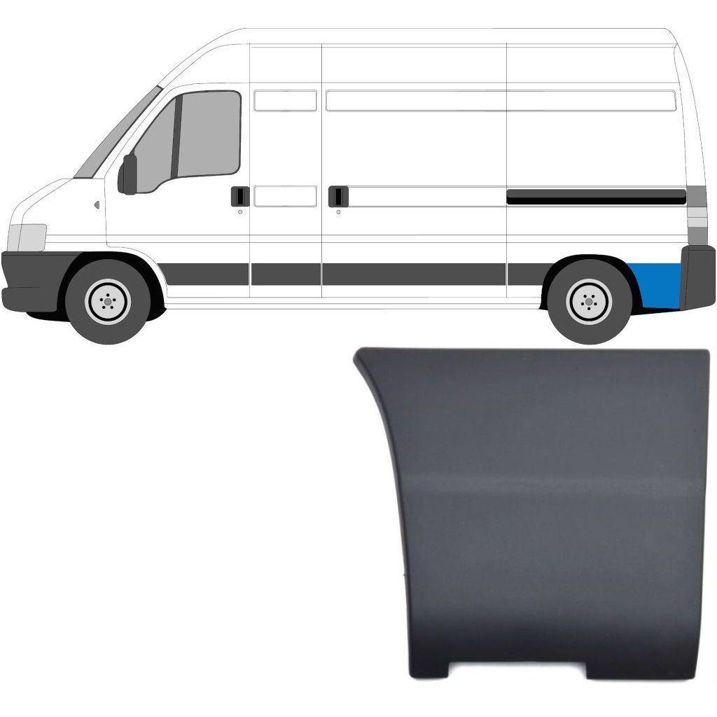 Sparno Juosta Galinio Sparno Už Fiat Ducato Boxer Relay 2002- / Kairė 5139