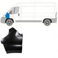 Priekinis sparnas už Fiat Ducato 2006-2014 / Kairė 7279