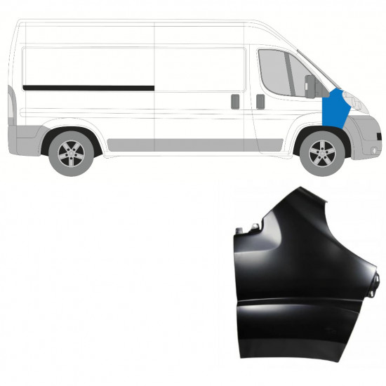 Priekinis sparnas už Fiat Ducato 2006-2014 / Dešinė 7280