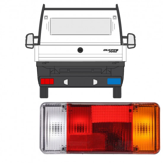 Galinis žibintas už Fiat Ducato Boxer Relay 2006-2012 / Dešinė 9003