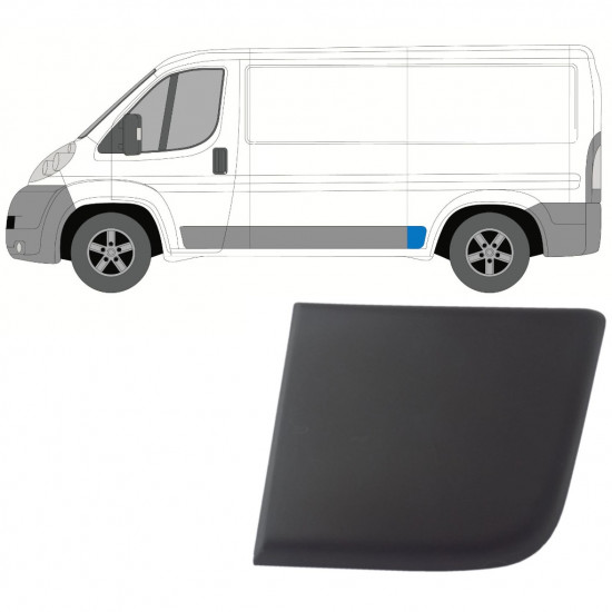 Sparno juosta galinė už Fiat Ducato 2006- / Kairė 9020