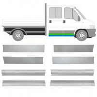 Slenkstis apatinė + durys už Fiat Ducato Boxer Relay Jumper 1994-2006 / Kairė + Dešinė / Dviguba kabina / Rinkinys 10492