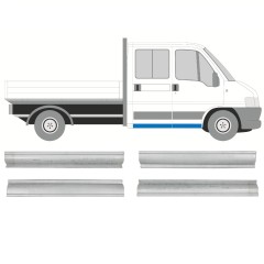 Slenkstis priekinis + galinė dalis už Fiat Ducato 1994-2006 / Kairė + Dešinė / Rinkinys 9697
